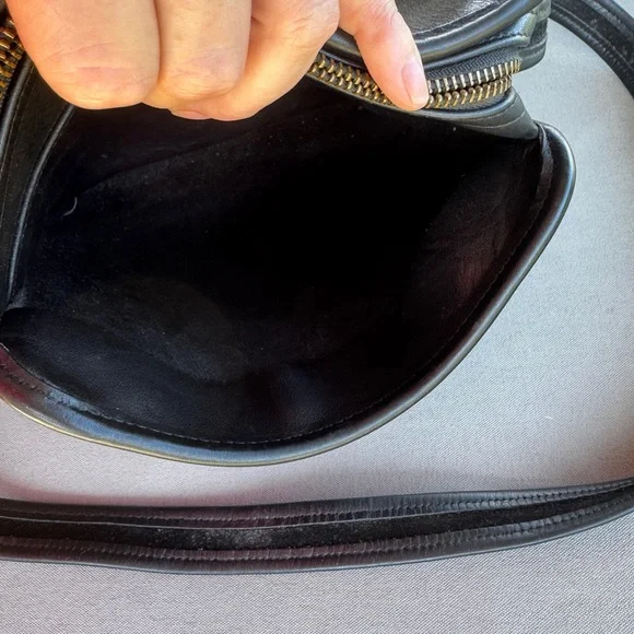 Vintage COACH 9168 Black Leather Crossbody Bag Made in USA 1990 Classic - Picture 16 of 16
